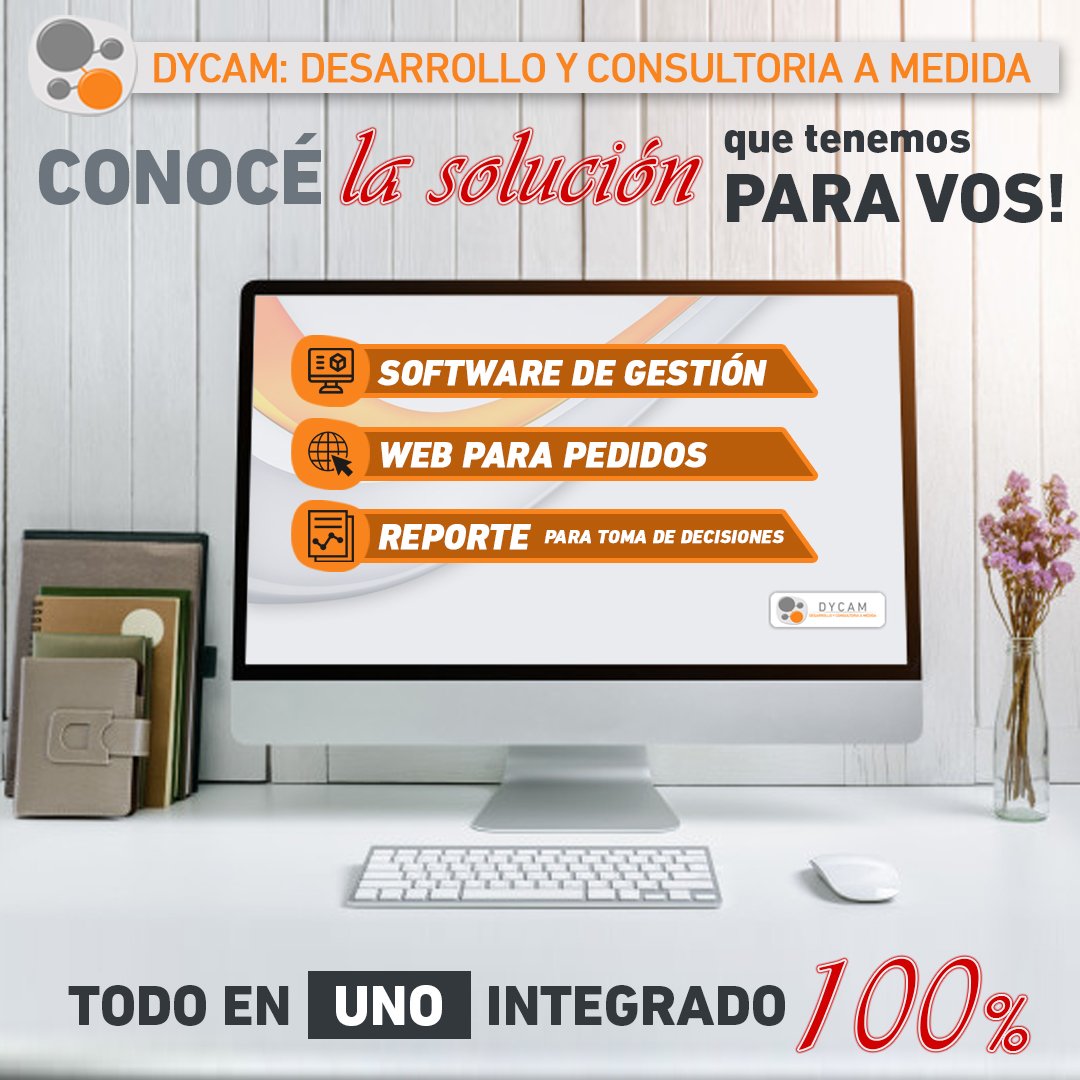 Todo en uno, WEB; APP; APLICACION en tu empresa en Sistemas Dycam Software